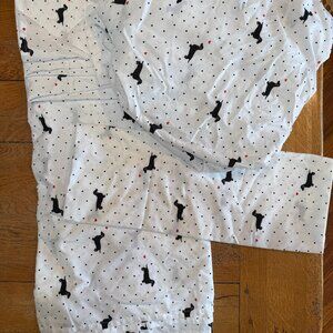 Dachshund / Weiner Dog TWIN Sheets set